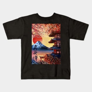 Honour The Samurai Kids T-Shirt